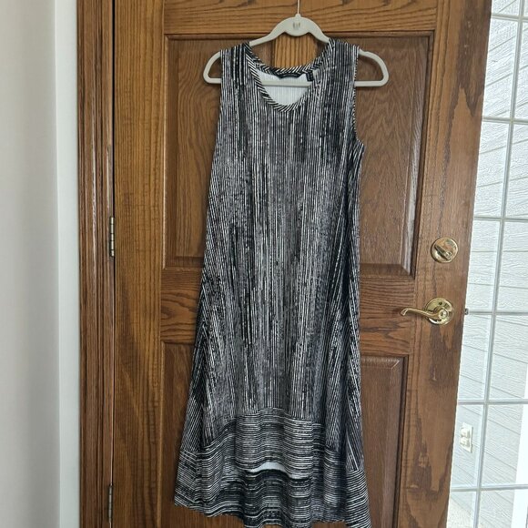 H by Halston Women’s Sleeveless High Low Midi Dress - Size M - Picture 1 of 6